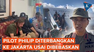 Usai Dibebaskan Pilot Susi Air Diterbangkan ke Jakarta dengan Pesawat TNI AU [upl. by Bearnard608]