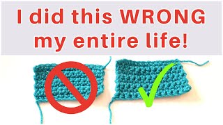 Yarn Under vs Yarn Over I was WRONG [upl. by Nyrrad475]