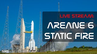 WATCH LIVE Ariane 6 full stage engine hotfire test [upl. by Heddi]