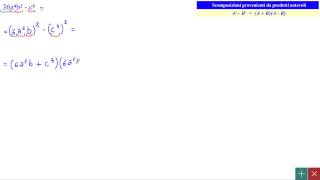 Scomposizione in fattori Differenza di quadrati 4 esercizi svolti e commentati  primo anno [upl. by Yeaton]
