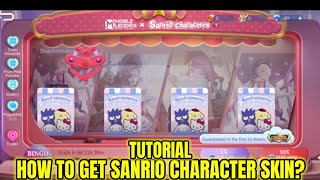 Tutorial  How To Get Sanrio Character Skins in Mobile Legends New Event Sanrio ML  MLBB [upl. by Birecree]