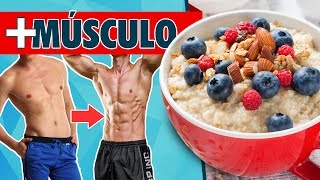 Desayuno para aumentar masa muscular  Cómo aumentar masa muscular rápidamente [upl. by Dusza]