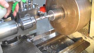 Centre Lathe  Reaming [upl. by Yewed]