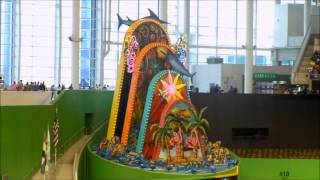 Miami Marlins Home Run Sculpture in Action [upl. by Hotze]