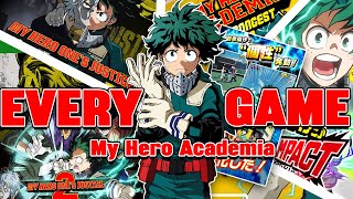 I Played Every Single My Hero Academia Game [upl. by Levram]