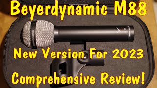 Beyerdynamic M88 2023 Version Review  Earthworks Ethos amp Shure SM58 USA For Comparison [upl. by Lachlan]