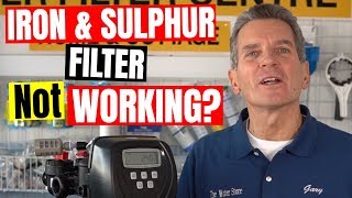 IRON amp SULPHUR WATER FILTER TROUBLESHOOTING and Repair in 7 Easy Steps [upl. by Middle]