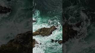 Ocean Waves Crashing shorts fyp calmmusic nature [upl. by Munn215]