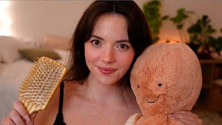 ASMR Getting You Ready For Bed  Tucking You In ✨ scalp care skincare pampering layered sounds [upl. by Rosalie446]