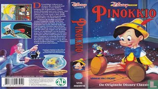 Disney VHS intro NL  Pinokkio 1940 [upl. by Hsima]