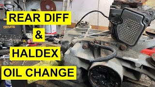 Rear Differential Haldex Servicing [upl. by Oigufer692]