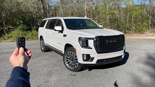 2024 GMC Yukon XL Denali Ultimate Start Up Test Drive Walkaround POV and Review [upl. by Schroder]