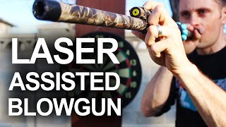 How To Make A Laser Assisted Blowgun [upl. by Herates]