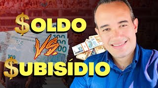 QUAL A DIFERENÇA ENTRE SOLDO E SUBSIDIO NO SALARIO DO PM [upl. by Tihor571]