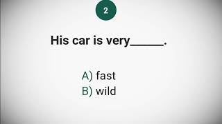 Adjectives Quiz  Grammar test [upl. by Ylram]