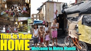 Living in Extreme Poverty in Manila Philippines Travel to the SLUMS of th Philippines Filipinos [upl. by Aserej]