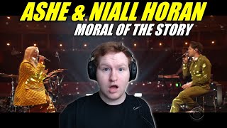 Ashe ft Niall Horan Moral of the Story REACTION Live James Corden [upl. by Ingalls131]