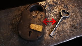 Forging a Key for an Old Lock  Slavic Smith [upl. by Cristian]