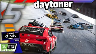 Xfinity Series  Daytona  iRacing NASCAR [upl. by Ranger]