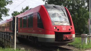 Deutsche Bahn RE 4 regional train Pasewalk to Szczecin [upl. by Nivlen517]