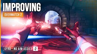 Overwatch 2  Season 9 Day 1 Gameplay  No Aim Assist  Controller Gyro Motion Control on PC [upl. by Fulvi]