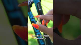 Inflate Bike Tires Using the AstroAI AIRUN L4 shorts [upl. by Newol]