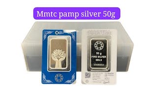 MmtcPamp silver bar 50g 9999 [upl. by Renard71]