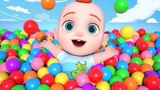 Leo plays with colorful balls  Leo Kids Songs amp Nursery Rhymes [upl. by Elbas28]