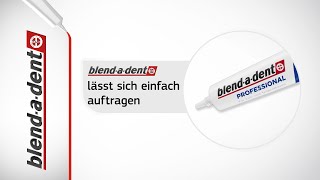 So tragen Sie Haftcreme auf  blendadent [upl. by Lynna]