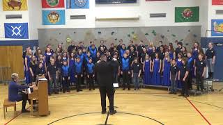 CS Porter Middle School 8th Grade Choir  Carol of the Bells [upl. by Ilyse]