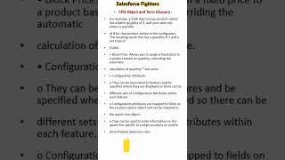 Salesforce CPQ Object  salesforcefighters [upl. by Astra606]