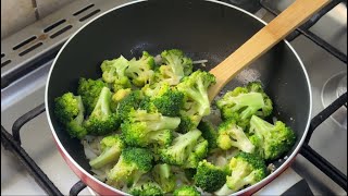 Butter Garlic Broccoli Recipe  Sauteed BroccoliEasy Appetiser  Can Also Serve With Rice [upl. by Aminta]