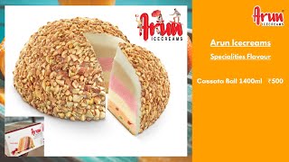 Arun Ice Cream Flavours  Cassata Ball  Arun Specialities  Price  AP  Shorts [upl. by Nisen]