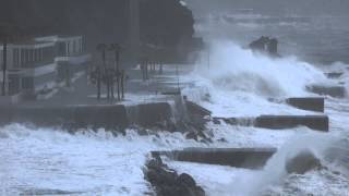 Madeira FunchalPestana Palms storm and waves [upl. by Wanda]