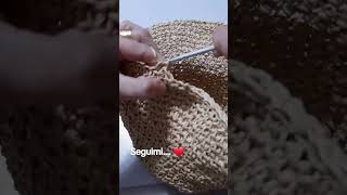 Il cappello alla pescatora alluncinetto ma che bello  🤩️ crochet knitting tutorial [upl. by Harihs]