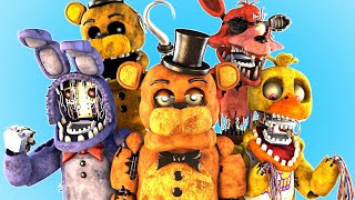 Every Withered Animatronic in a Nutshell [upl. by Sievert771]