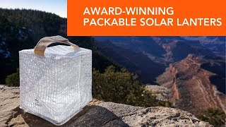 Solight Designs Solar Puff Lantern  RYOutfitters Spotlight [upl. by Acirred]