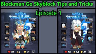 Blockman Go Skyblock tips and tricks episode 1 9 10 2024 [upl. by Carmelina]