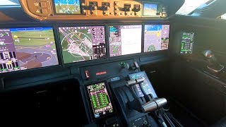 Touring a Gulfstream G600 Cockpit After Flying to Atlanta  Pilot VLOG 118 [upl. by Oecam335]