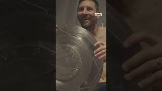 LIONEL MESSI lifts ANOTHER TROPHY with INTER MIAMI 🏆 shorts football soccer [upl. by Hastings]