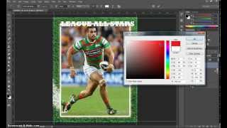 How to Make a Trading Card in Adobe Photoshop  Part 1 [upl. by Malilliw]