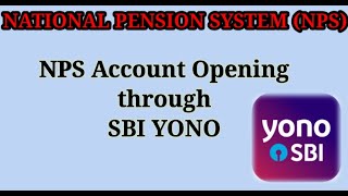 Open your National Pension Scheme NPS Tier1 amp Tier2 accounts online easily sbi nps yono [upl. by Washington]