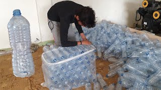 Plastic Bottles Manufacturing Process  How to Make Plastic Water Bottles in Factory Process [upl. by Alberto]