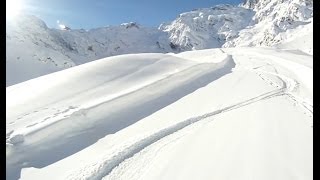 Sci Alpinismo a Macugnaga  Rifugio Zamboni da pista Camosci [upl. by Walt]