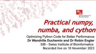 Optimizing Python Code for Better Performance – Practical numpy numba and cython 7 of 8 [upl. by Arrej]