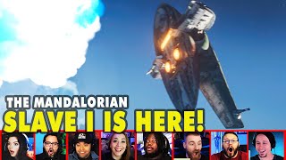 Reactors Reaction To Seeing Slave 1 On The Mandalorian Season 2 Episode 6  Mixed Reactions [upl. by Ativla620]