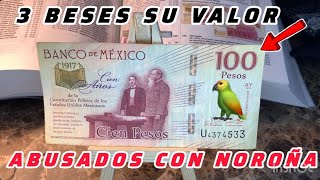 100pesosbilleteconmemorativomexico2017abusadosconnoroña [upl. by Mauceri]