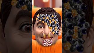 ASMR removing ticks and maggots from Mr Bean  severely injured treatment animation asmr [upl. by Anerbes]