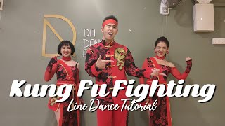 【Line Dance Tutorial】Kung Fu Fighting [upl. by Guidotti]