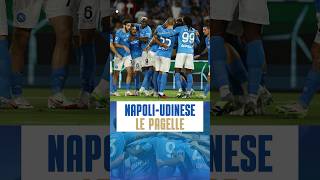 NAPOLIUDINESE 41 LE PAGELLE D’ACCORDO CON I NOSTRI VOTI❓shorts [upl. by Whang184]